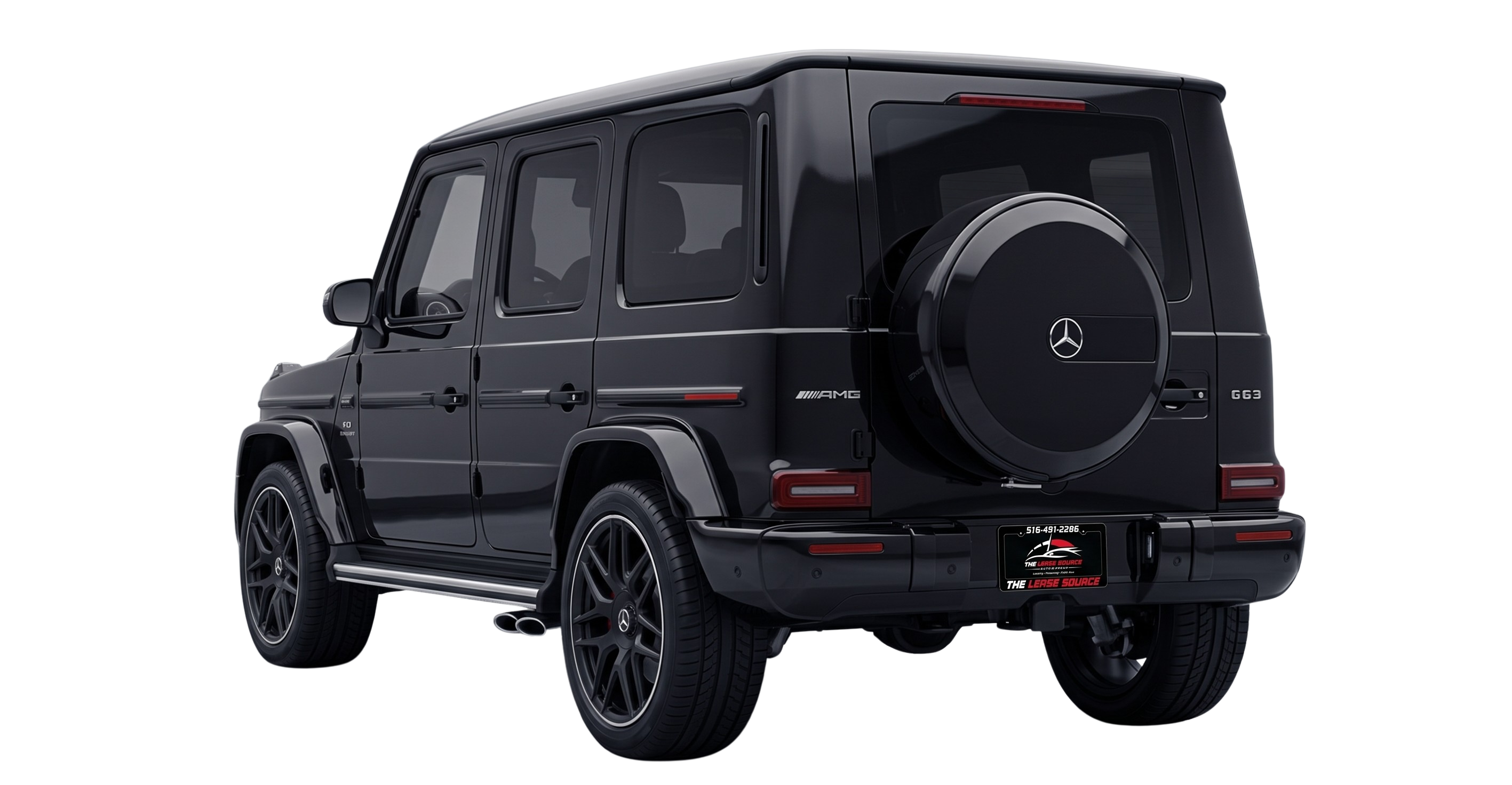 Mercedes-AMG G63 with The Lease Source license plate